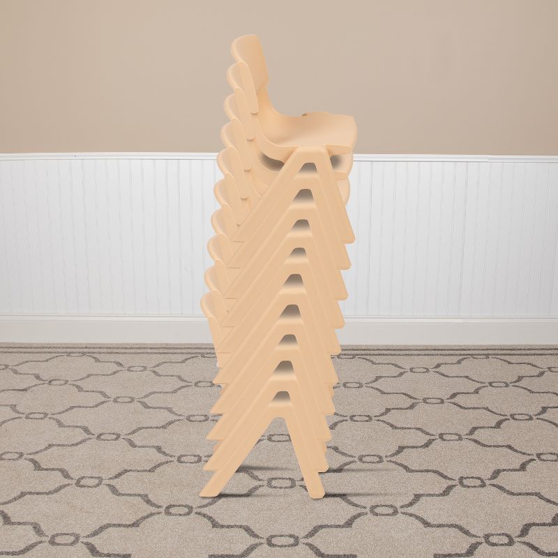 Riverstone Furniture Collection Plastic Stack Chair Blue