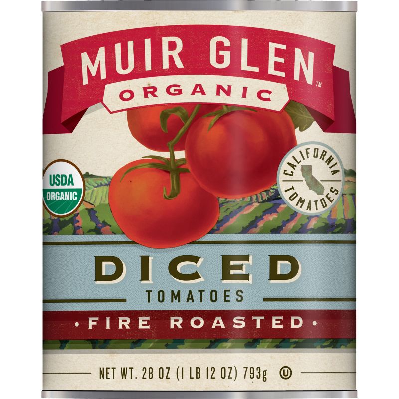 Muir Glen Organic Diced Fire Roasted Tomatoes - 28oz