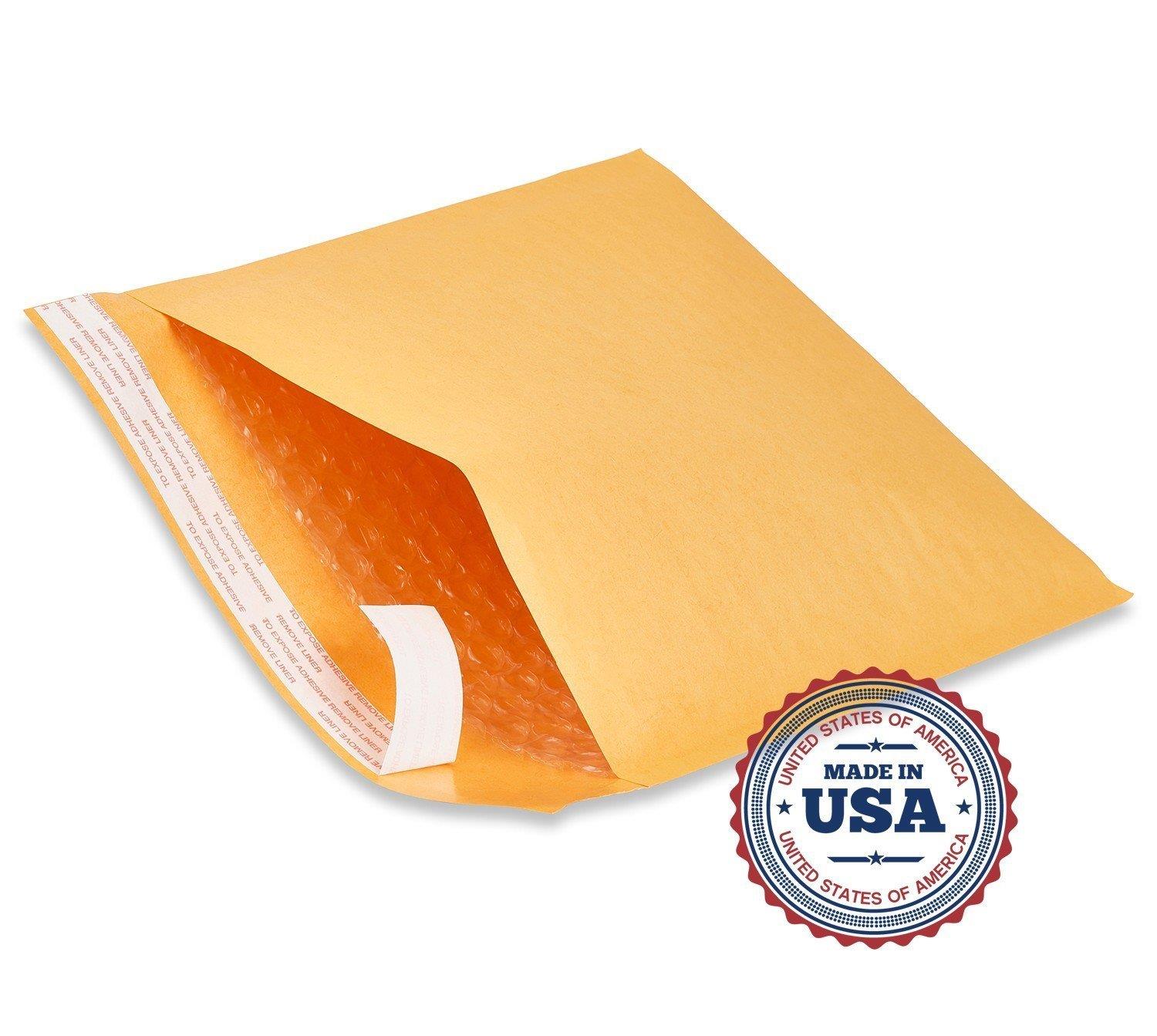 Sales4Less #3 Kraft Bubble Mailers 8.5X14.5 Inches Shipping Padded Envelopes Self Seal Waterproof Cushioned Mailer 10 Pack