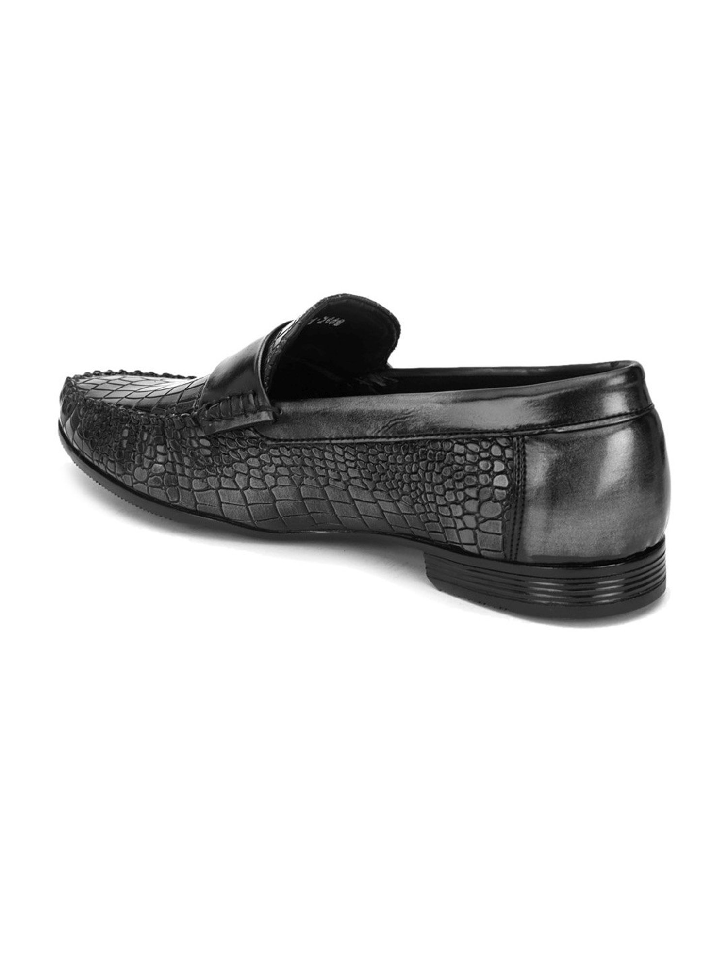 San Frissco Men's Silver Casual Loafers
