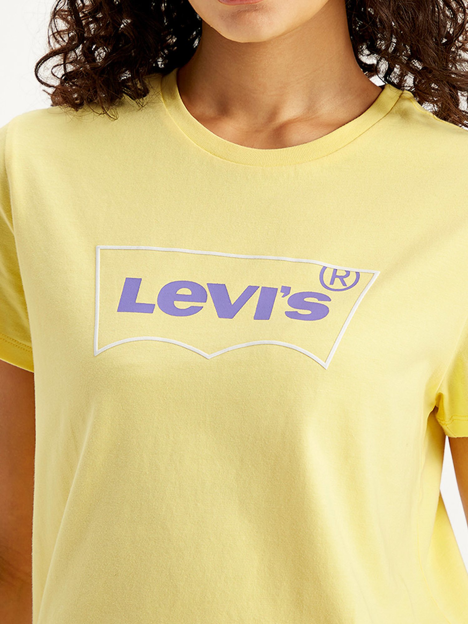 Levi's Yellow Logo Print T-Shirt