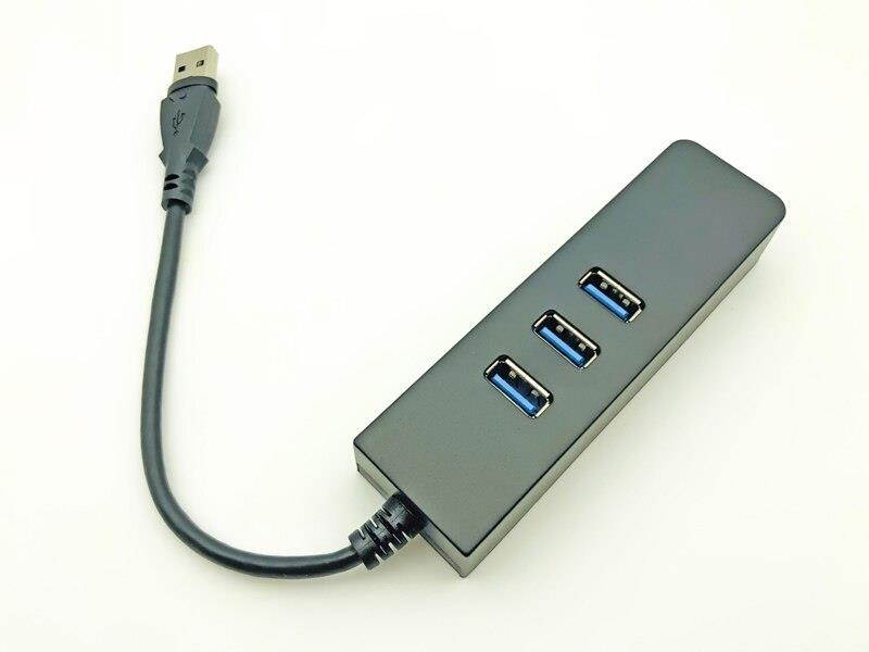 USB 3.0 Ethernet Adapter with 3 Ports USB3.0 HUB USB RJ45 Gigabit Ethernet Lan 10/100/1000 Mbps Network Card for Macbook Laptop