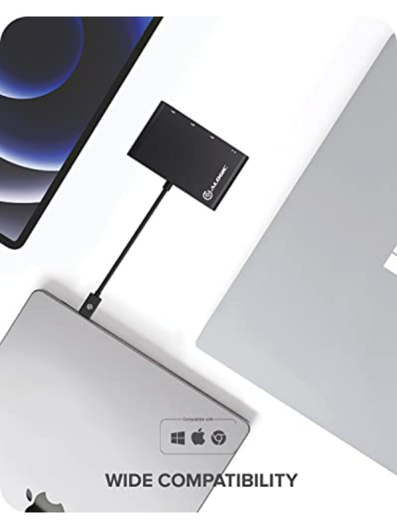 Moerdon SCB138 Fast Charging Data transfer Cable with LED indicator (Black)