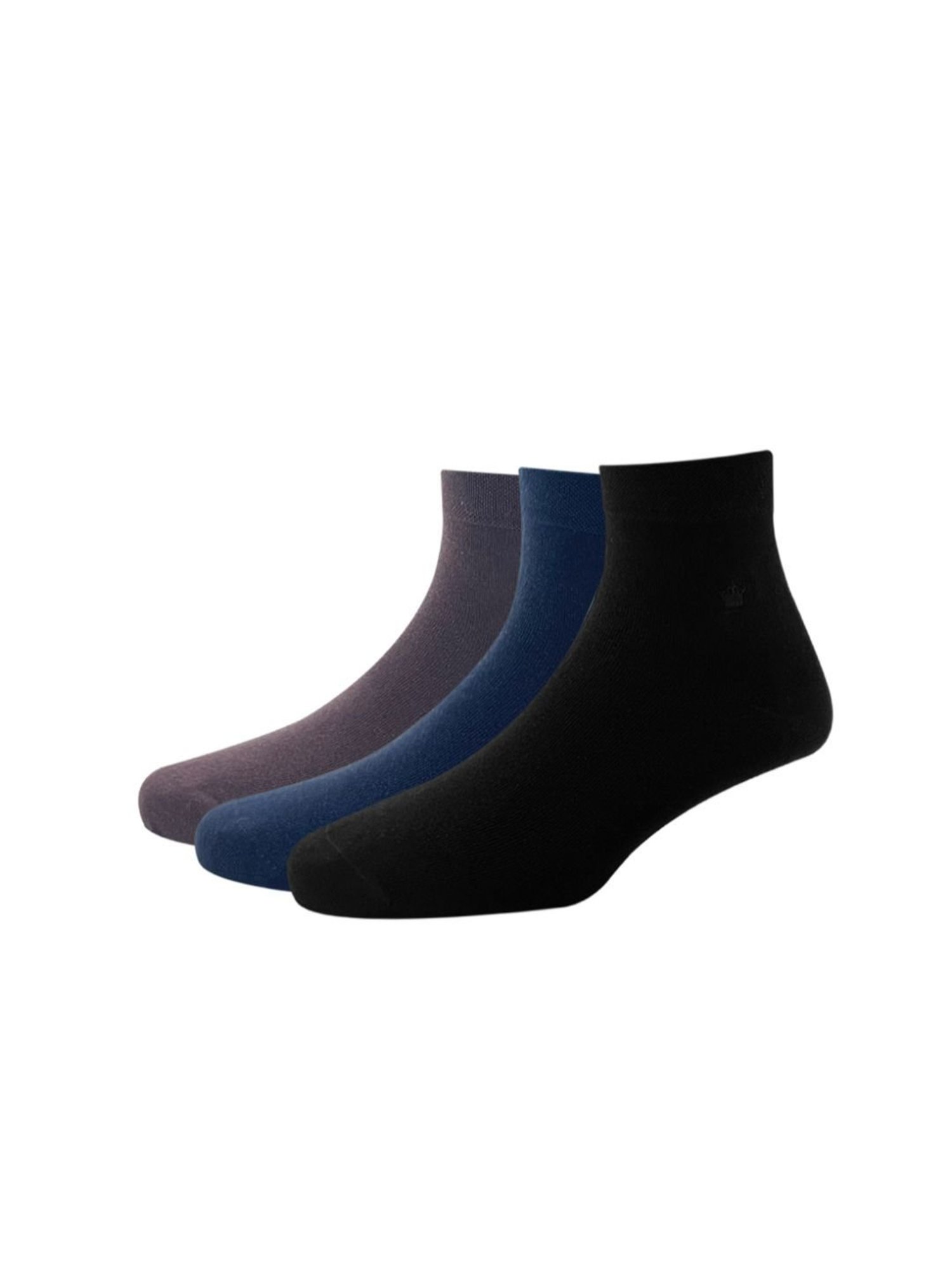 Louis Philippe Multicolor Cotton Socks (Pack of 3)