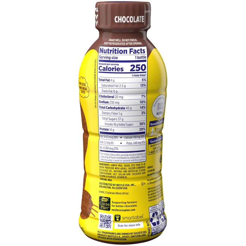 Nesquik Low Fat Chocolate Milk - 14 fl oz