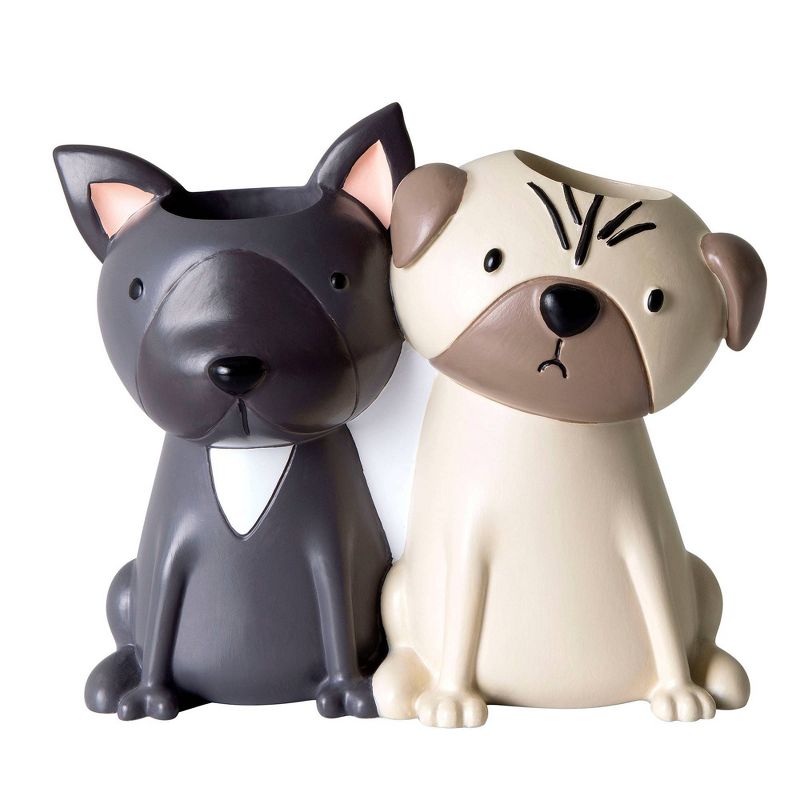 3pc Puppy Love Bath Set with Soap Dish - Allure Home Creations