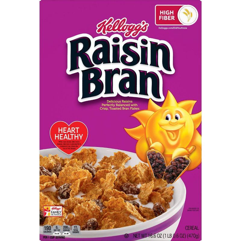 Raisin Bran Breakfast Cereal - 16.6oz - Kellogg's