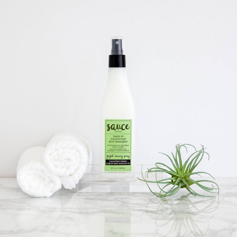 Sauce Beauty Tzatziki Taming Spray Leave-In Conditioner and Detangler - 8 fl oz
