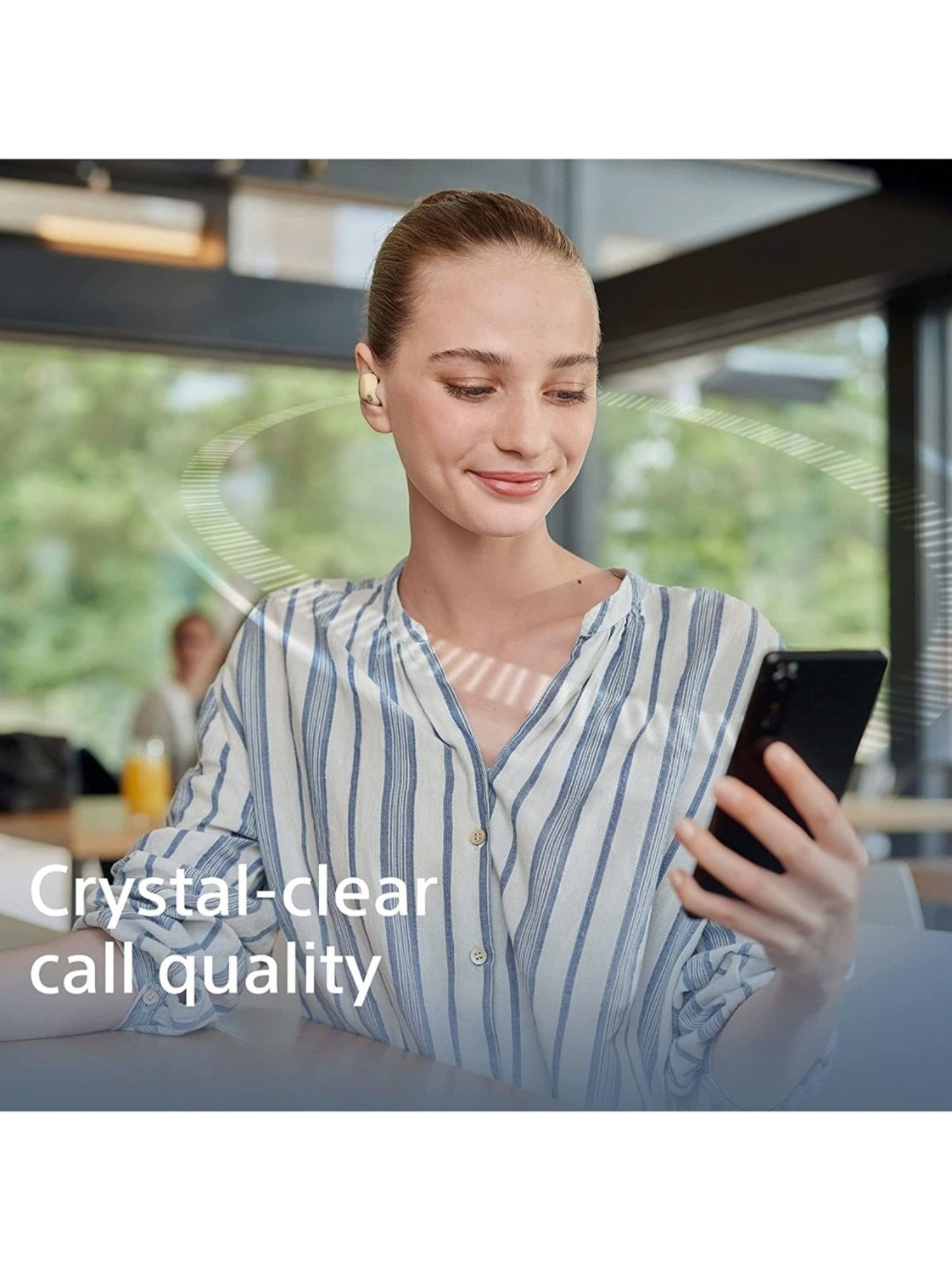 Sony WF-LS900N In Ear Bluetooth Earbuds with Noise Cancellation (Beige, True Wireless)