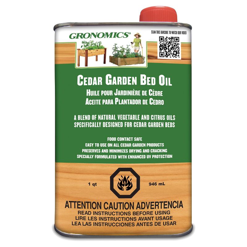 Cedar Garden Bed Oil - Wood - Gronomics
