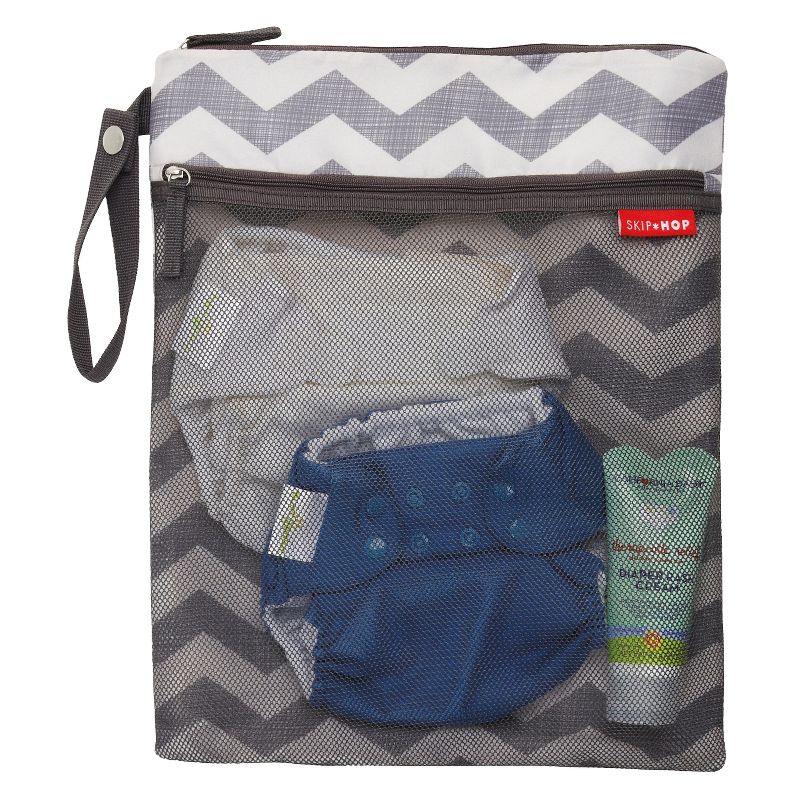Skip Hop Grab and Go Wet/Dry Bag - Chevron