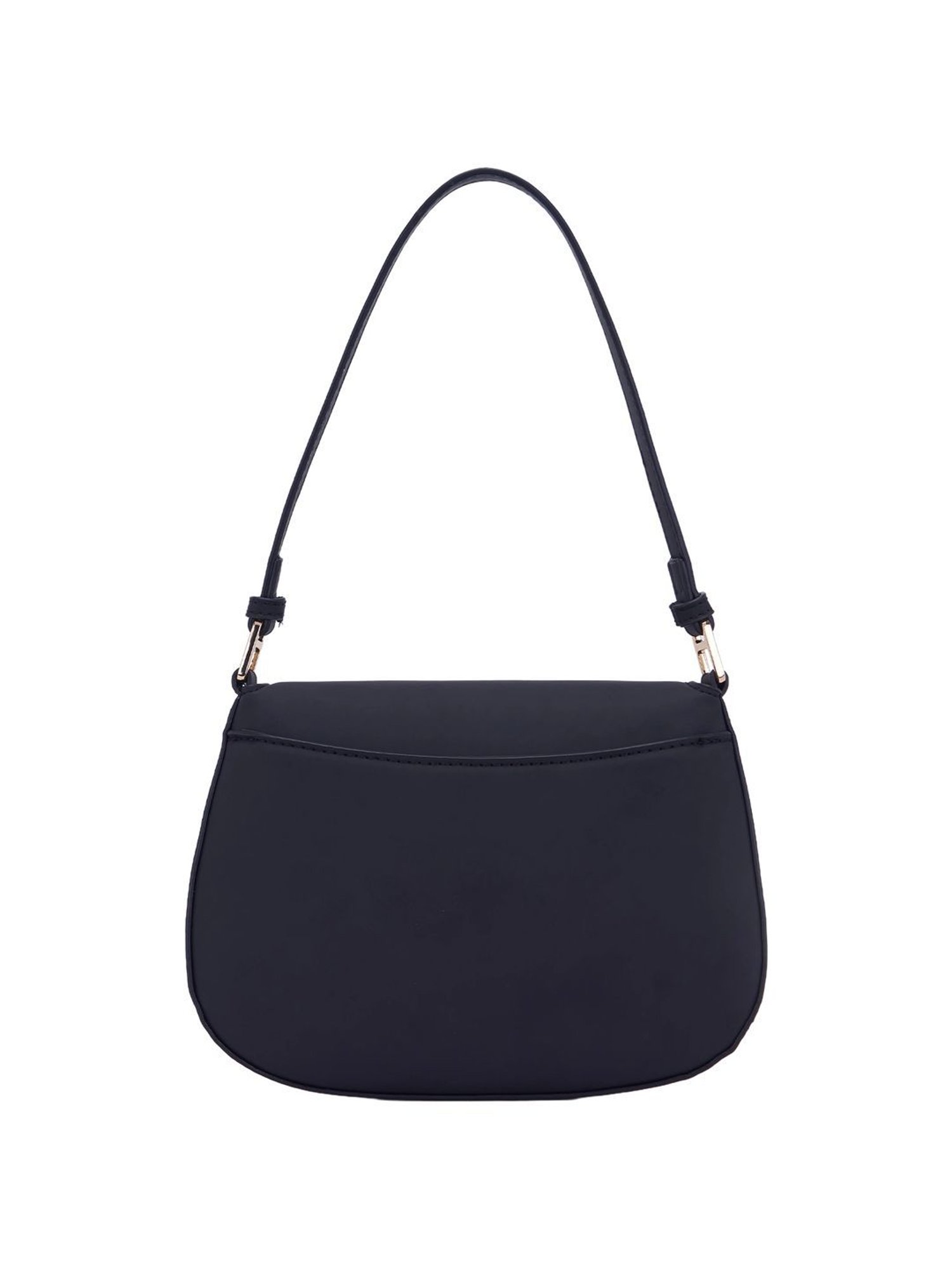 Giordano Black Solid Medium Shoulder Handbag