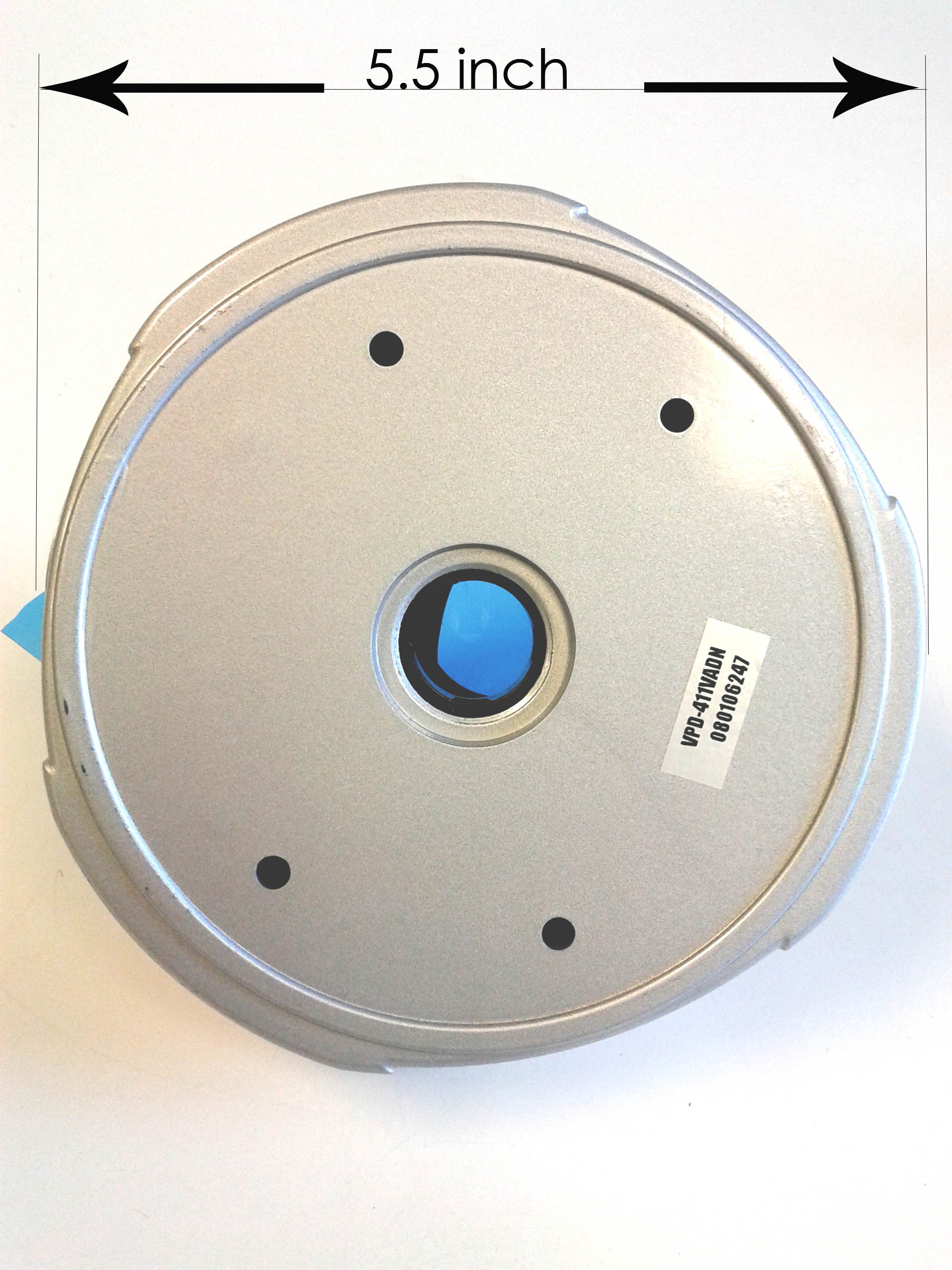 Vandal-proof outdoor dome case, 3 axis, conduit knock-out, IP65