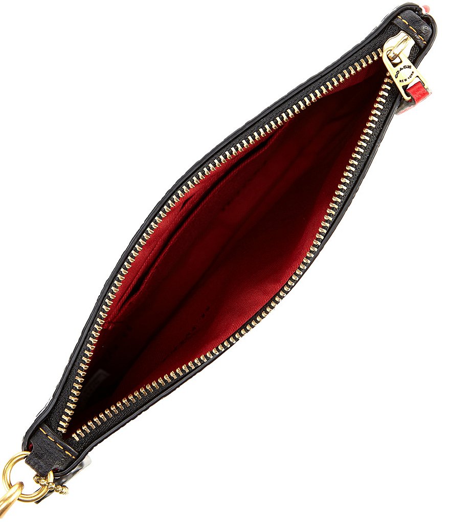 COACH Disney Mickey Mouse x Keith Haring Maze Small Wristlet