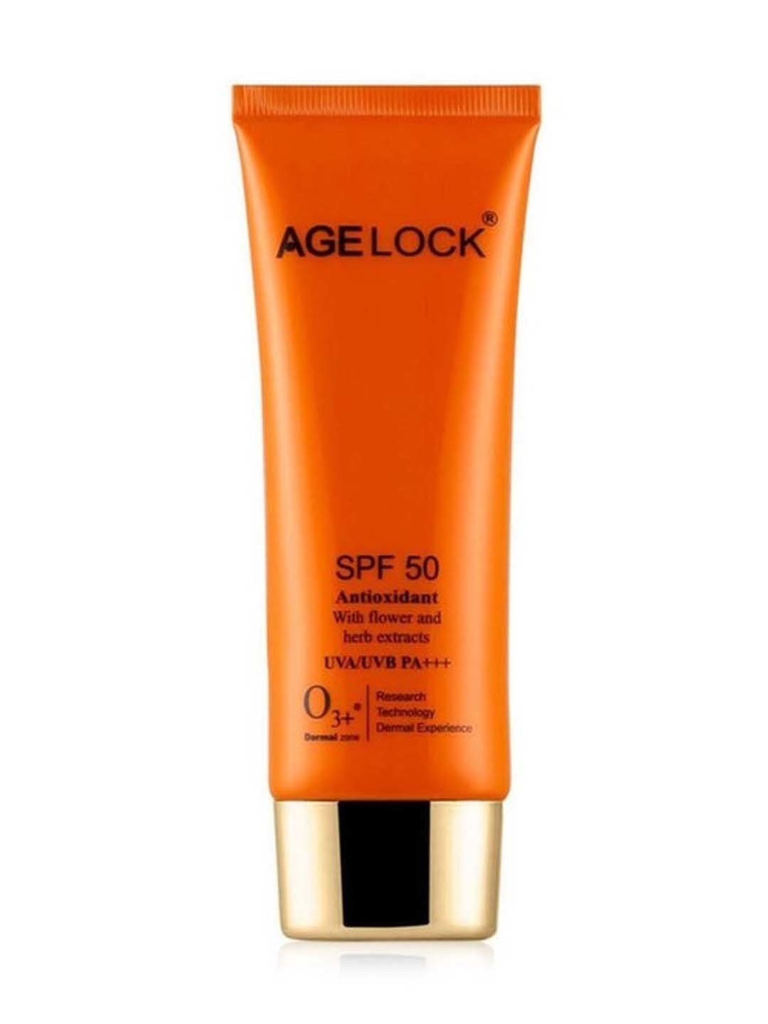 O3+ Age lock SPF 50 Antioxidant with Flower & Herb Extract - 75 gm
