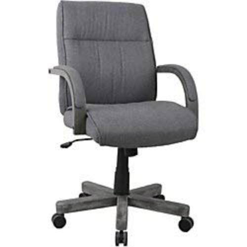 Lorell LLR68569 24.5 x 27.6 x 40.5 in. Gray Fabric High Back Executive Chair, Gray