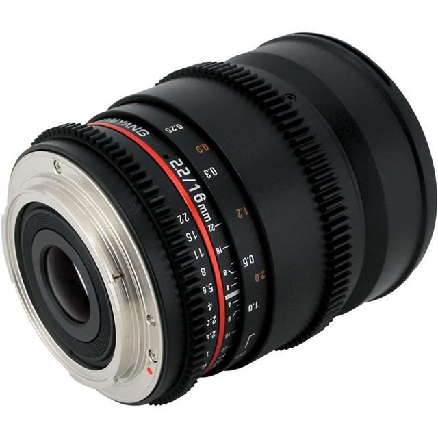 Samyang 16mm T2.2 Wide Angle Cine Lens for Sony E-Mount #SYCV16M-NEX