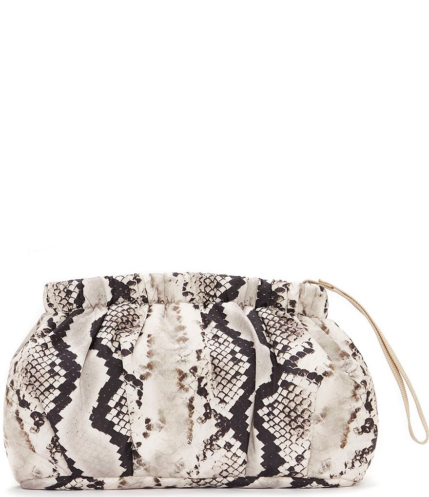 Kate Landry Satin Buckle Clutch Bag