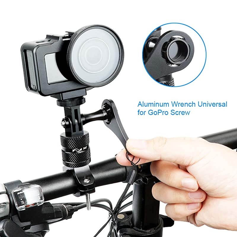 Bike Mount Compatible Action Gopro Hero 8765 OSMO Sports Geekpro Xiaomi Yi Action s