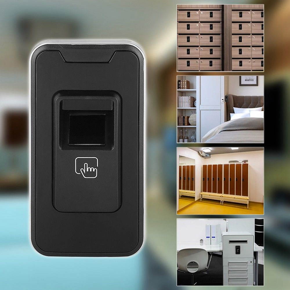 Smart Fingerprint Sauna Drawer Lock Security Cabinet Lock Anti-theft Office Keyless Door Lock