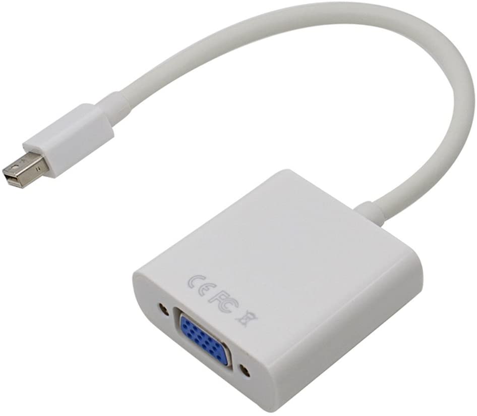 Mini Displayport to VGA Adapter for Apple iMac/Mac Mini/Mac Pro/MacBook Air/MacBook Pro 13 inch/MacBook Pro 15 inch/MacBook Pro 17 inch