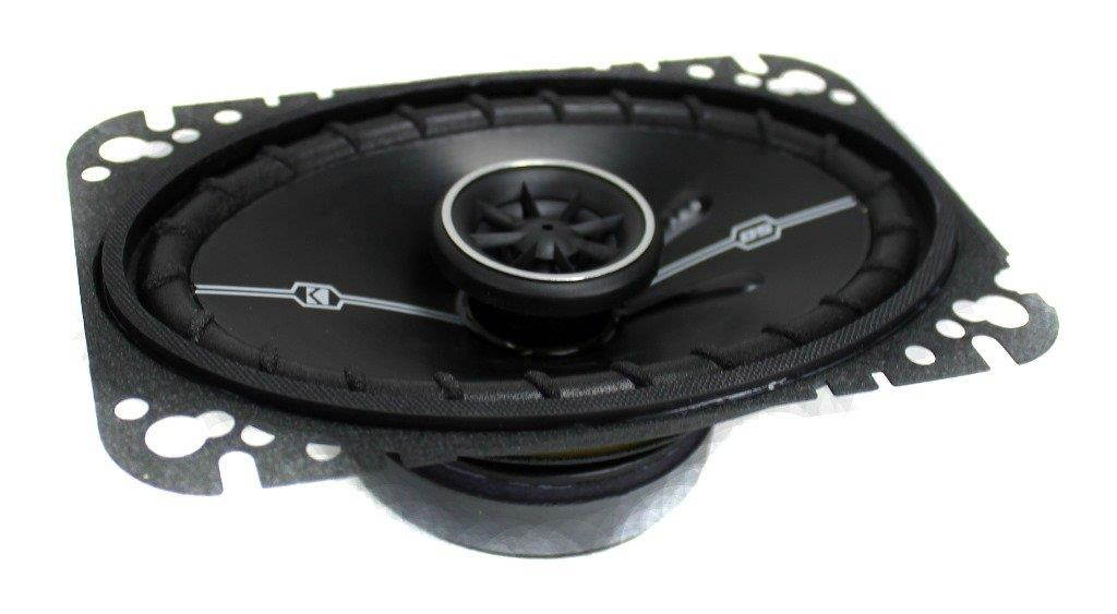 2) Kicker 41DSC464 4x6" + 2) 41DSC654 6.5" 240W Car Coaxial Speakers + Earbuds