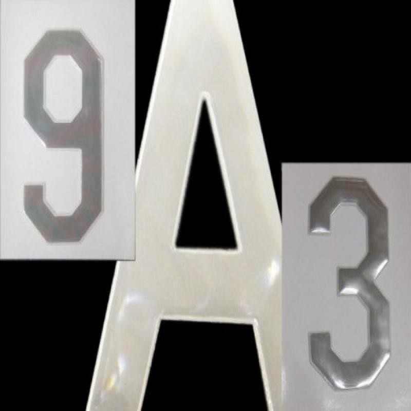 Bright Ideas RN1 Reflective sew on Numbers - 3 numbers