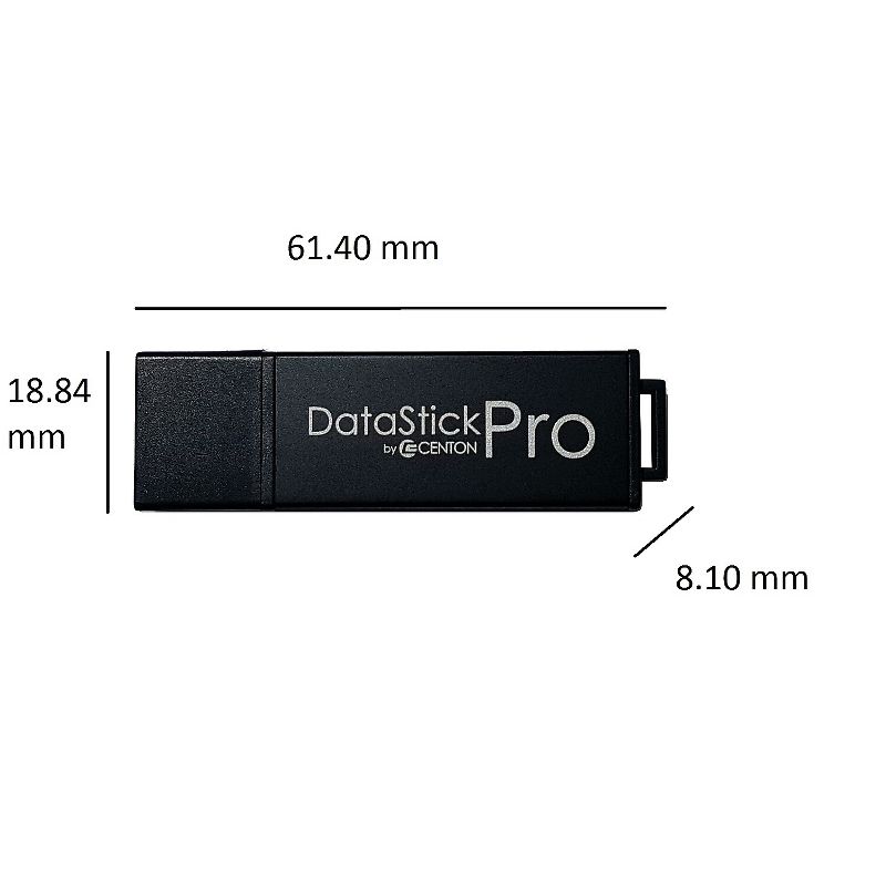 Centon DataStick Pro 64GB USB 3.0 Flash Drive S1U3P664G