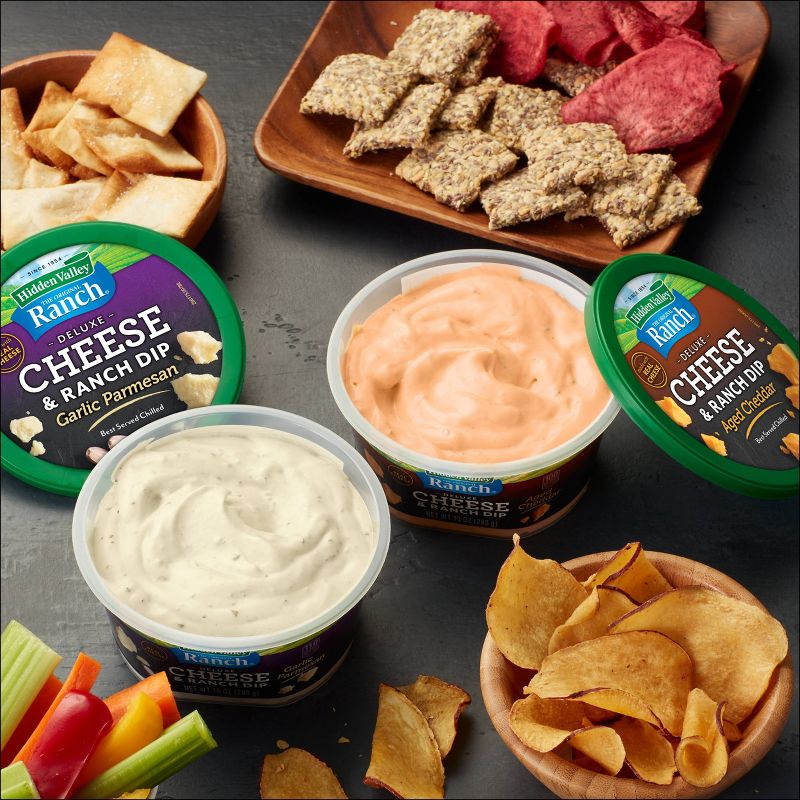 Hidden Valley Ready to Eat Dips Aged Cheddar - 10fl oz