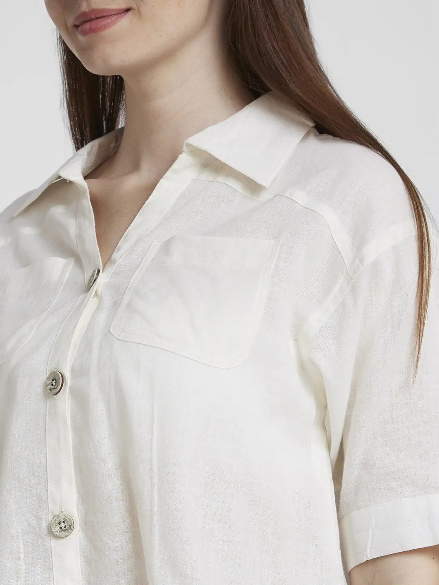 Annabelle by Pantaloons Black Polka Dots Shirt