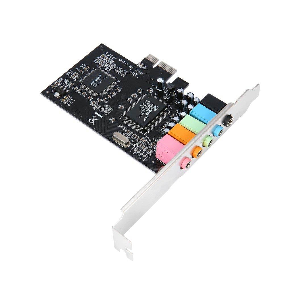 32-bit PCI-e Express x1 Bus Interface PCI-E 5.1 Channels CMI8738 Chipset Audio Digital Audio Sound Card