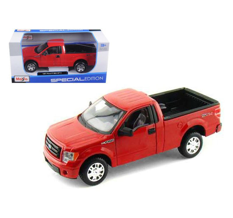 2010 Ford F-150 STX Pickup Truck Red 1/27 Diecast Model by Maisto