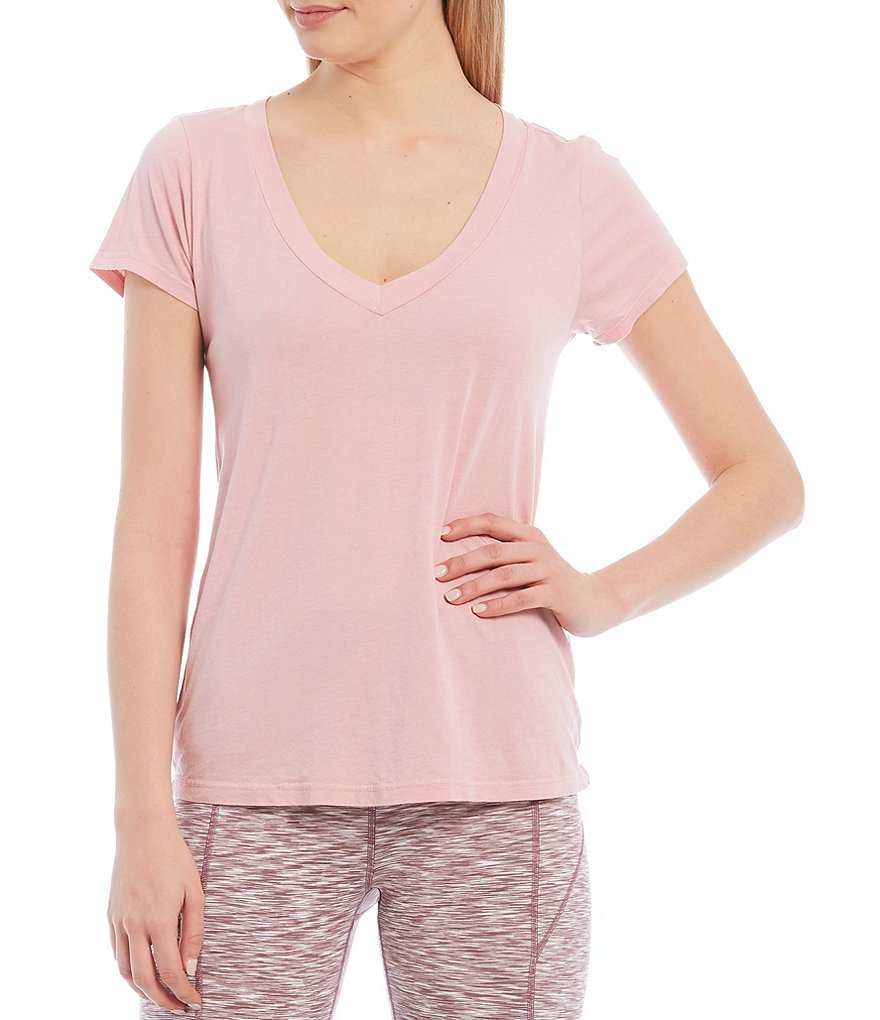 IBKUL Kimmy Print Long Sleeve Mock Neck Active Top