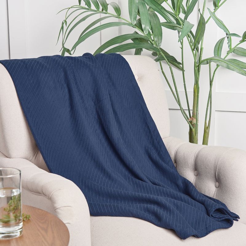 1 Pc Queen Faux Fur Lambswool Reversible Plaid Pattern Bed Blankets Purple  - PiccoCasa