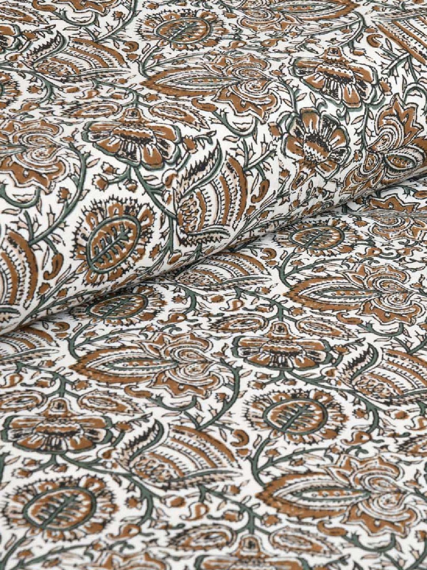 JaipurFabric Musk 180 TC 100% Cotton Florets Double Bedsheet with 2 Pillow Covers