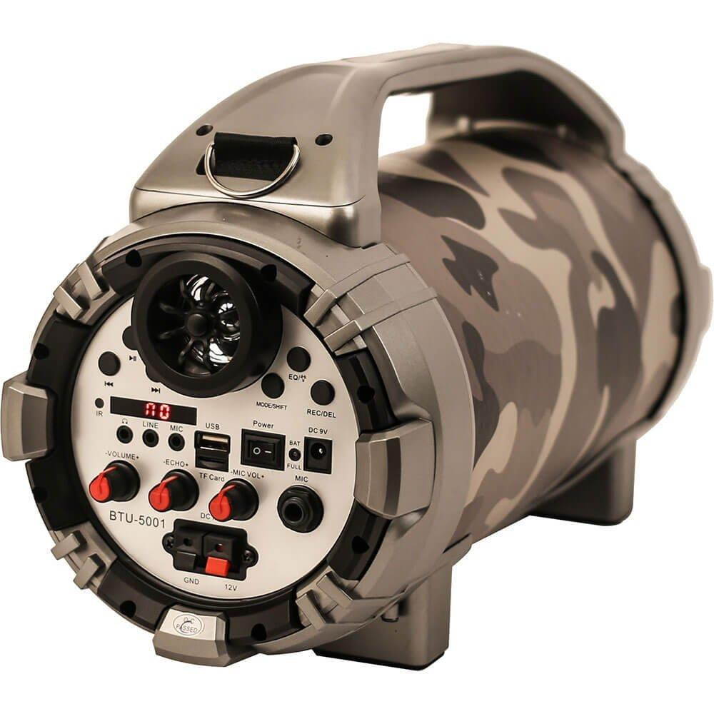 Blackmore BTU-5001-J 750 Watt Portable Rechargeable Bluetooth Speaker - Jungle Camo