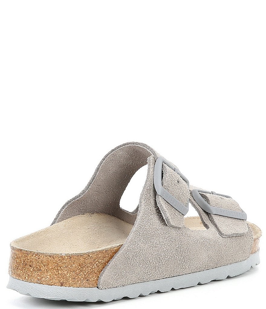 Birkenstock Women's Arizona Suede Dual Adjustable Buckle Strap Sandals