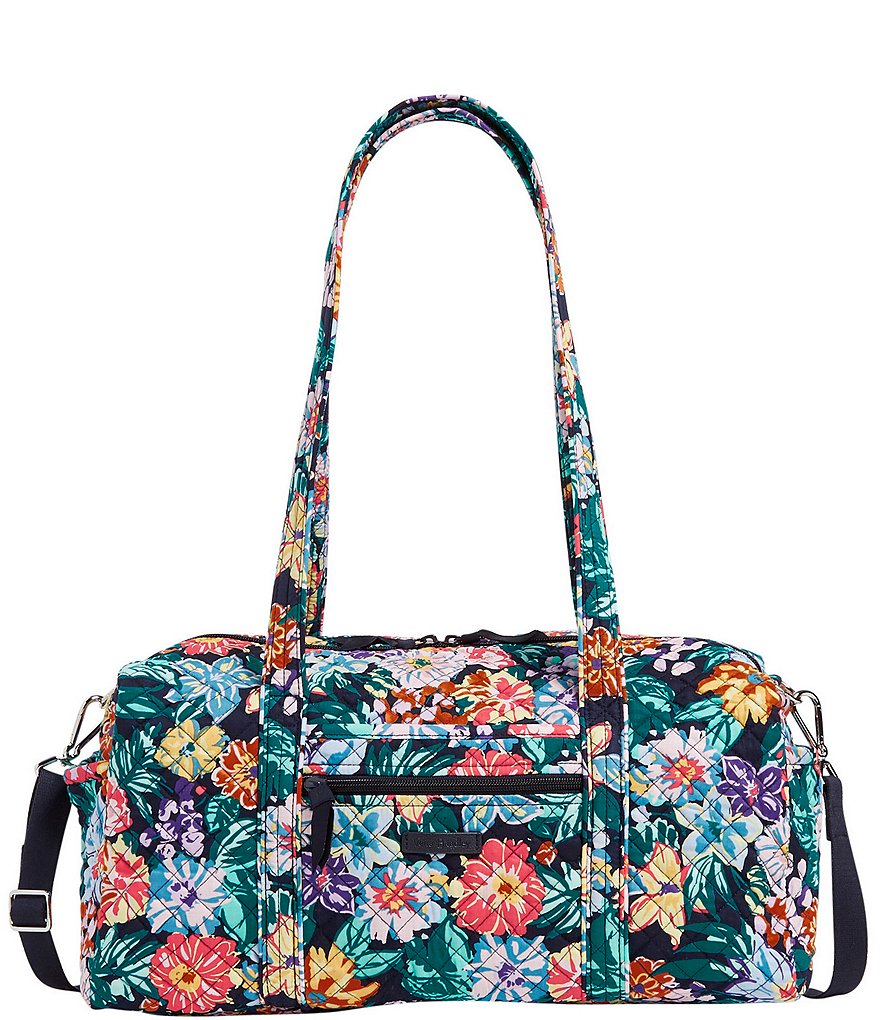 Vera Bradley Iconic Small Floral Travel Duffel