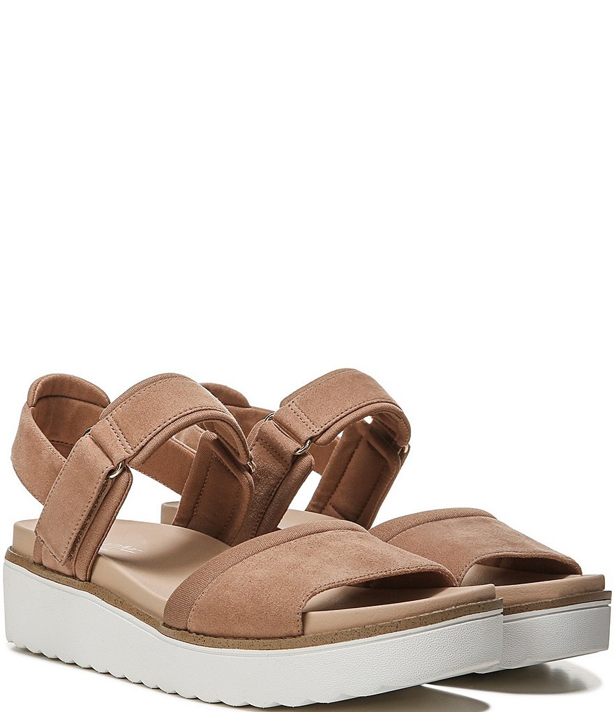 Original Collection by Dr. Scholl's Meet Up Suede Platform Wedge Sandals