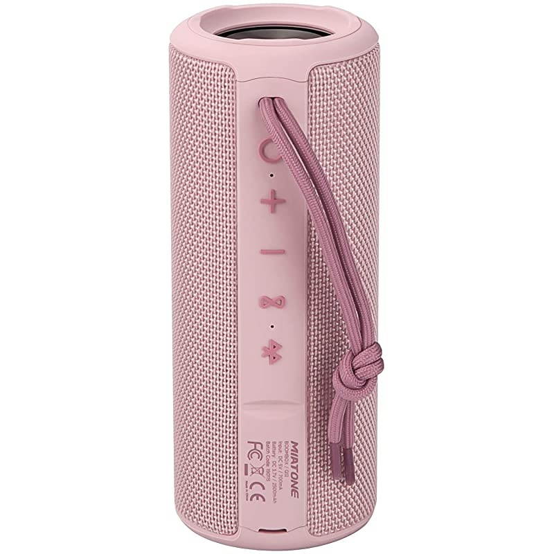 Outdoor Portable Bluetooth Wireless Speaker Waterproof Pink