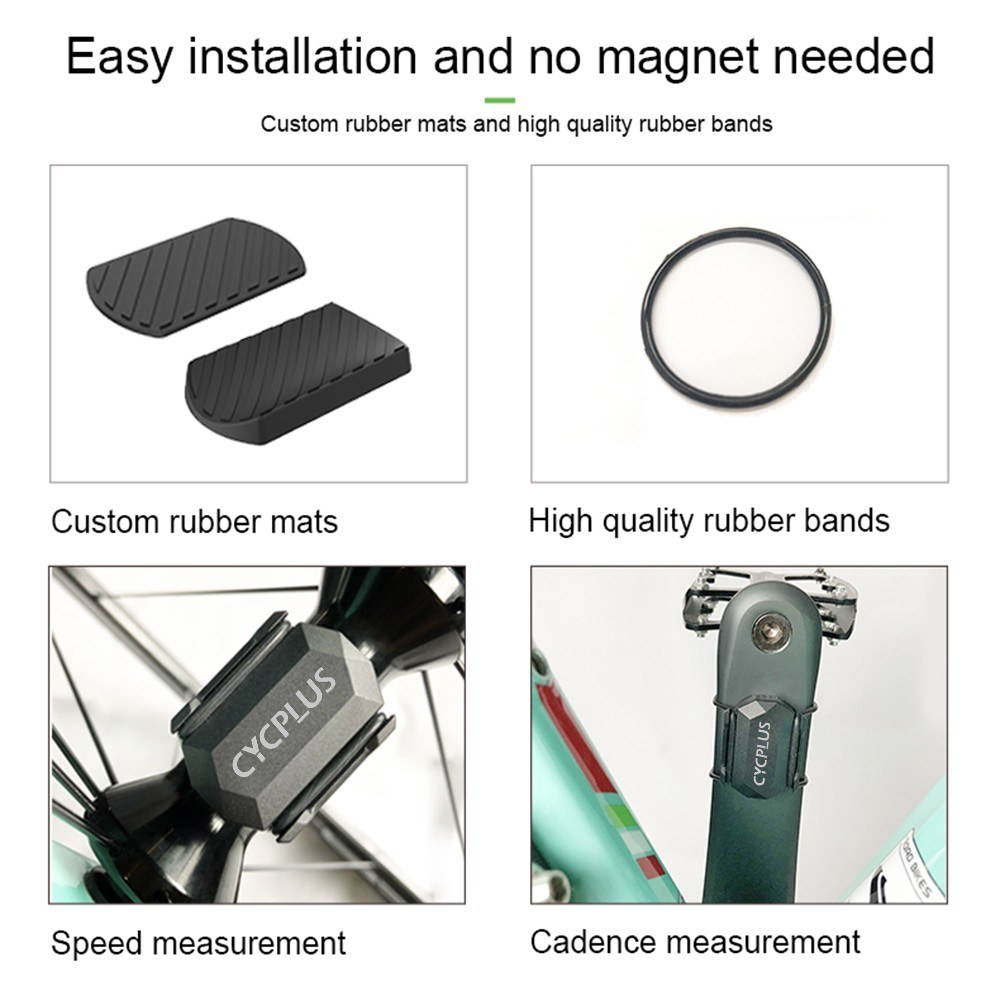 CYCPLUS 2-in-1Bike Speed/Cadence Sensor