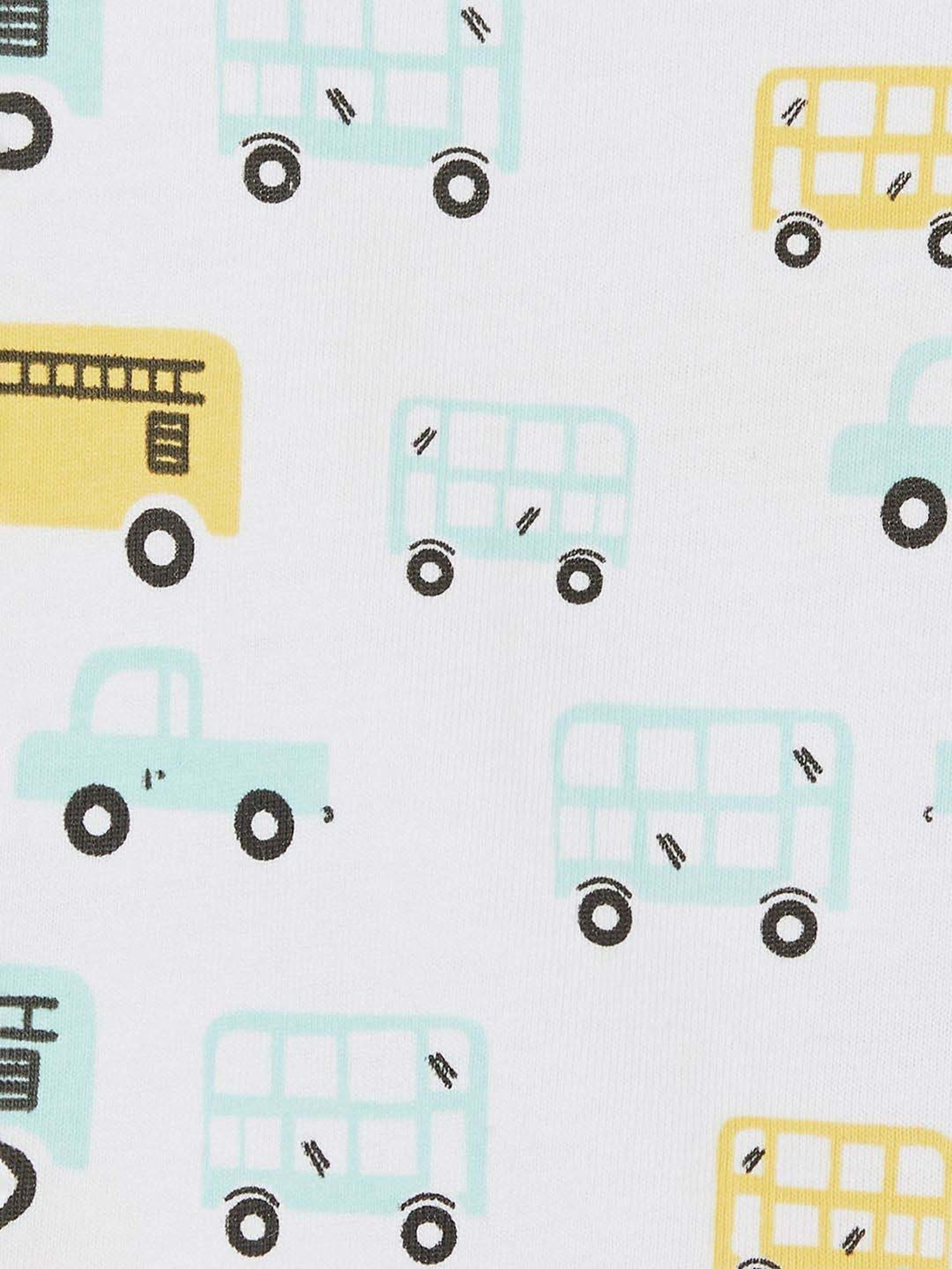 Juniors by Lifestyle Blue & White Cotton Printed Dungaree Set