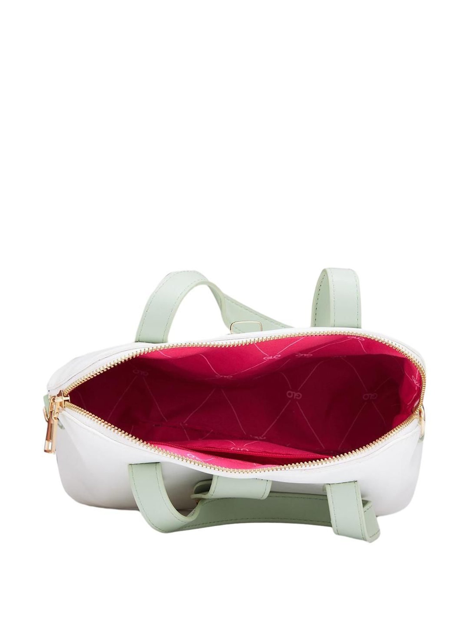 Globus Mint Green Solid Medium Handbag