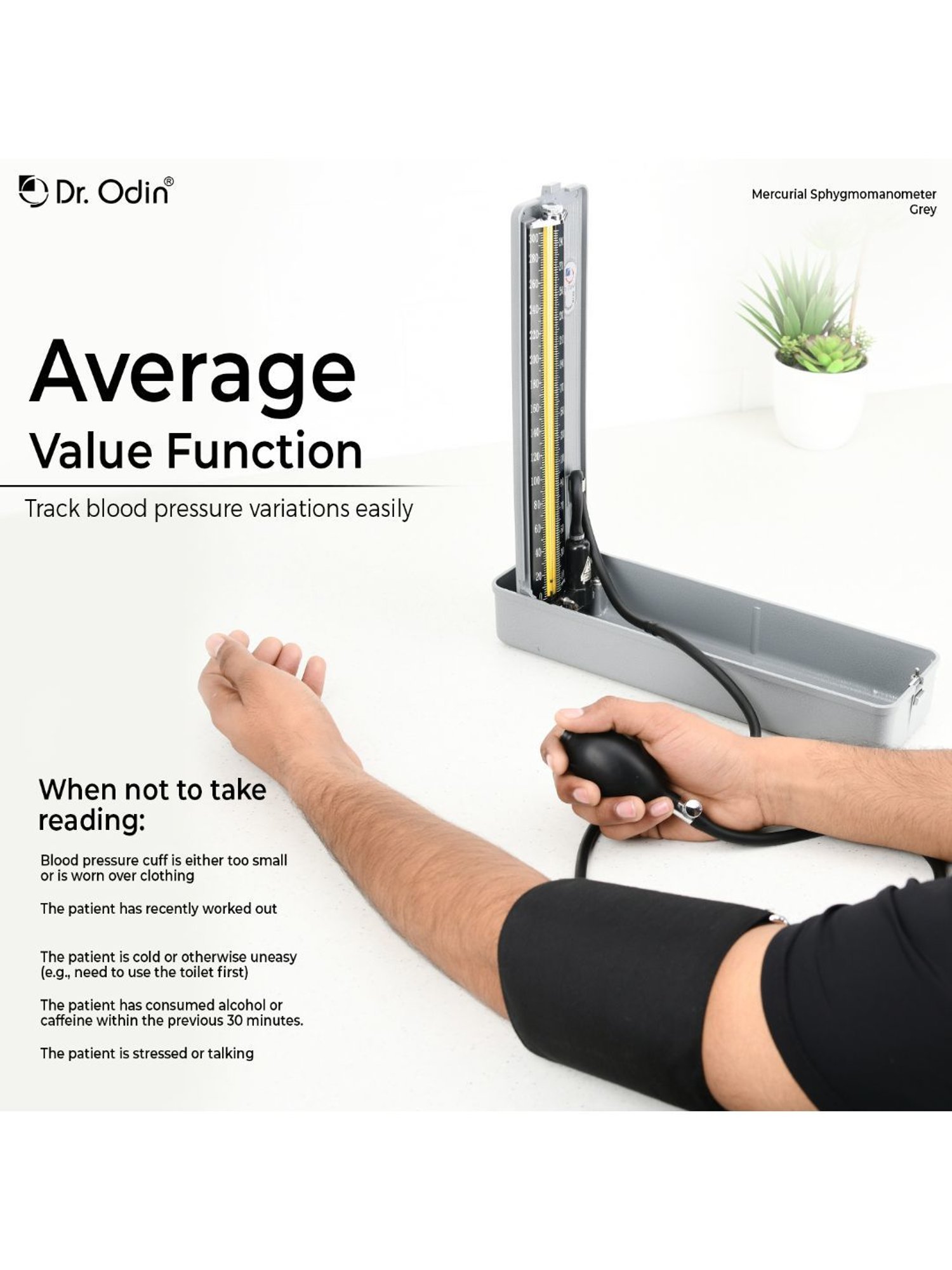 Dr. Odin OD-10A (2.3) Sphygmomanometer (Grey)
