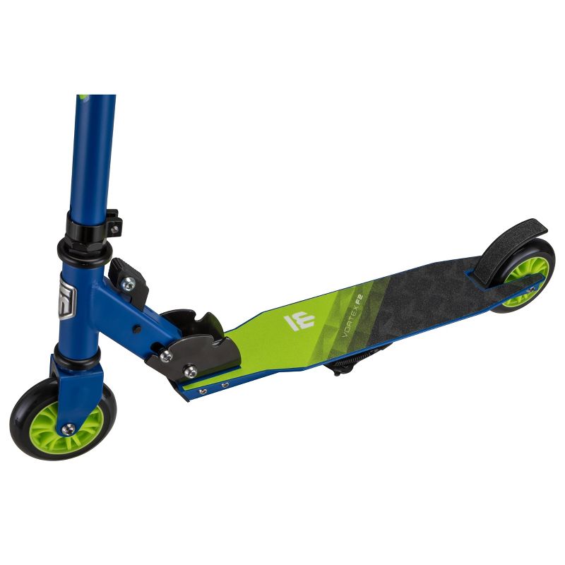 Mongoose Vortex F2 Folding Scooter - Blue/Green