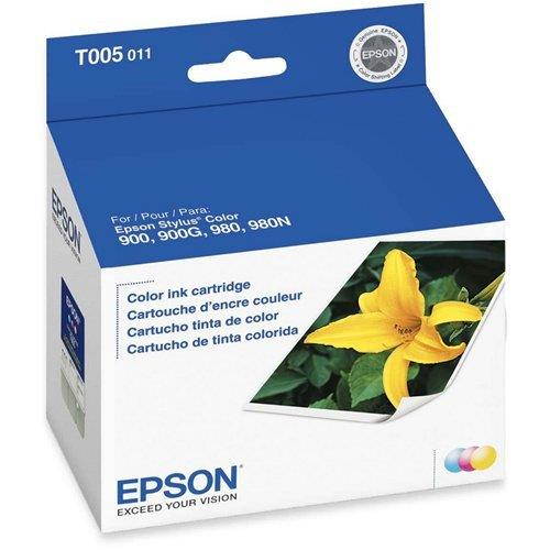 Epson T005011 - Ink Cartridge - yellow, cyan, magenta - 570 Page(s) A4 @ 5% Coverage 360 dpi