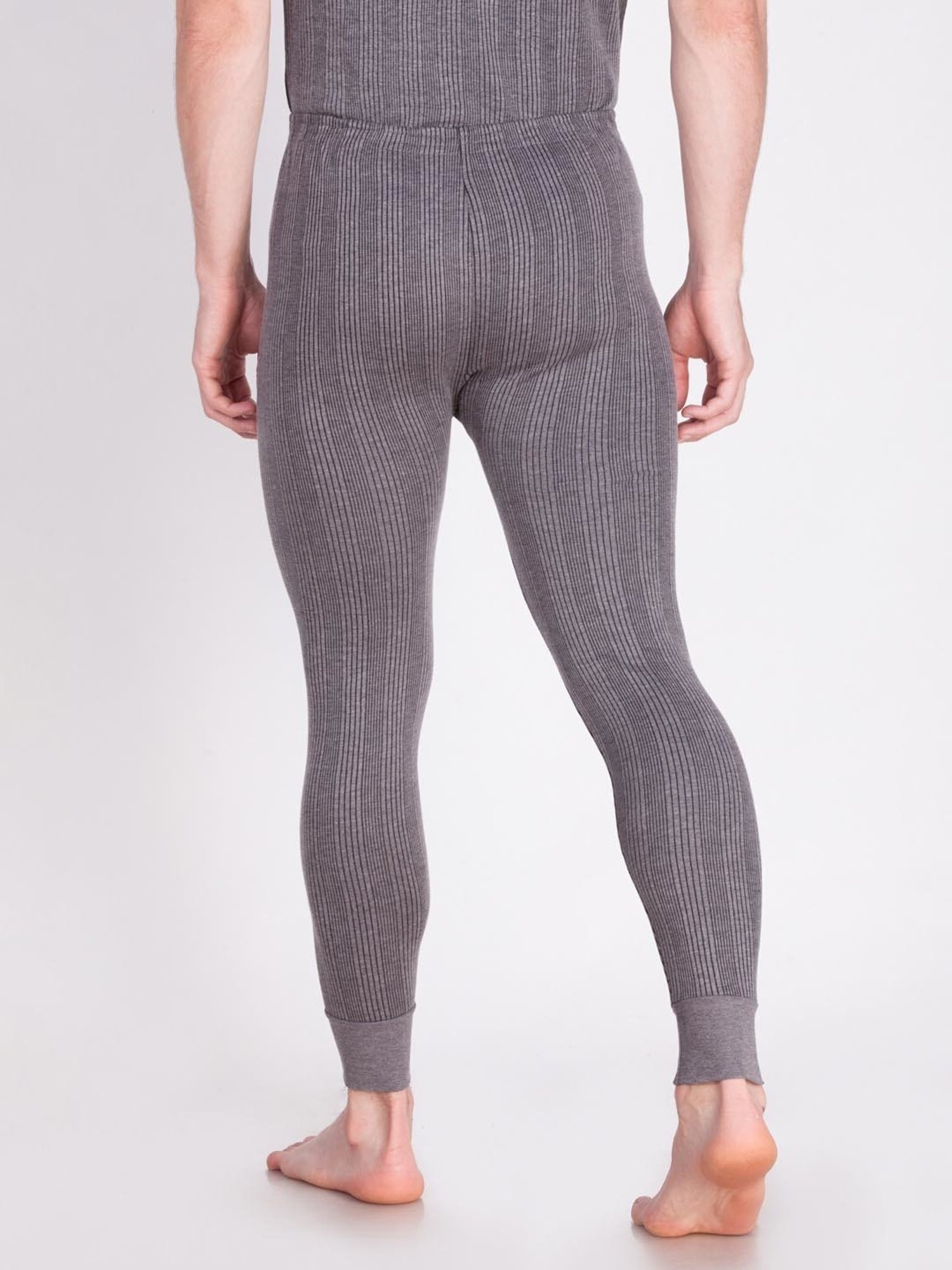 Dollar Smoke Grey Striped Thermal Bottom