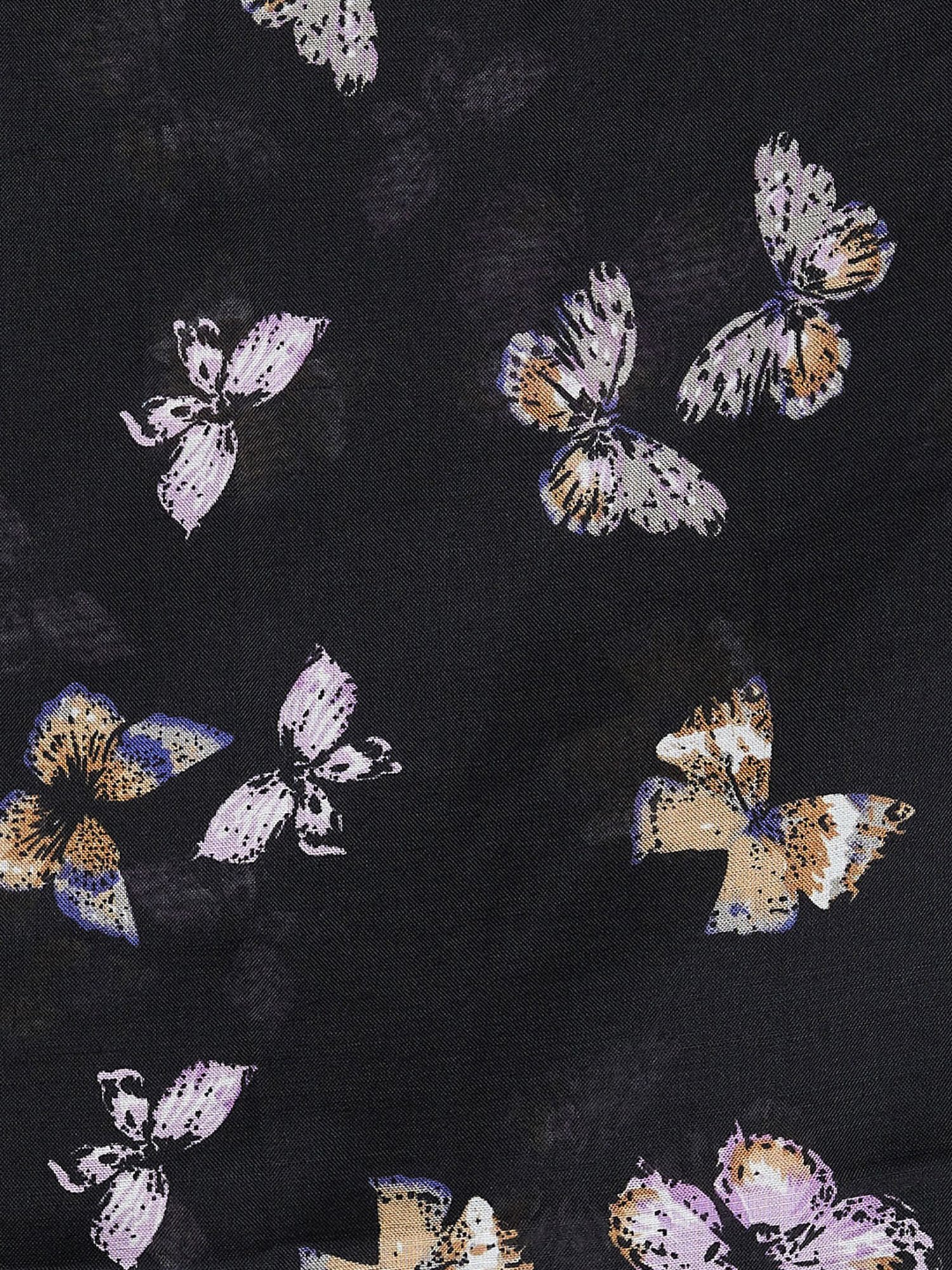 Ginger by Lifestyle Black Printed Stole