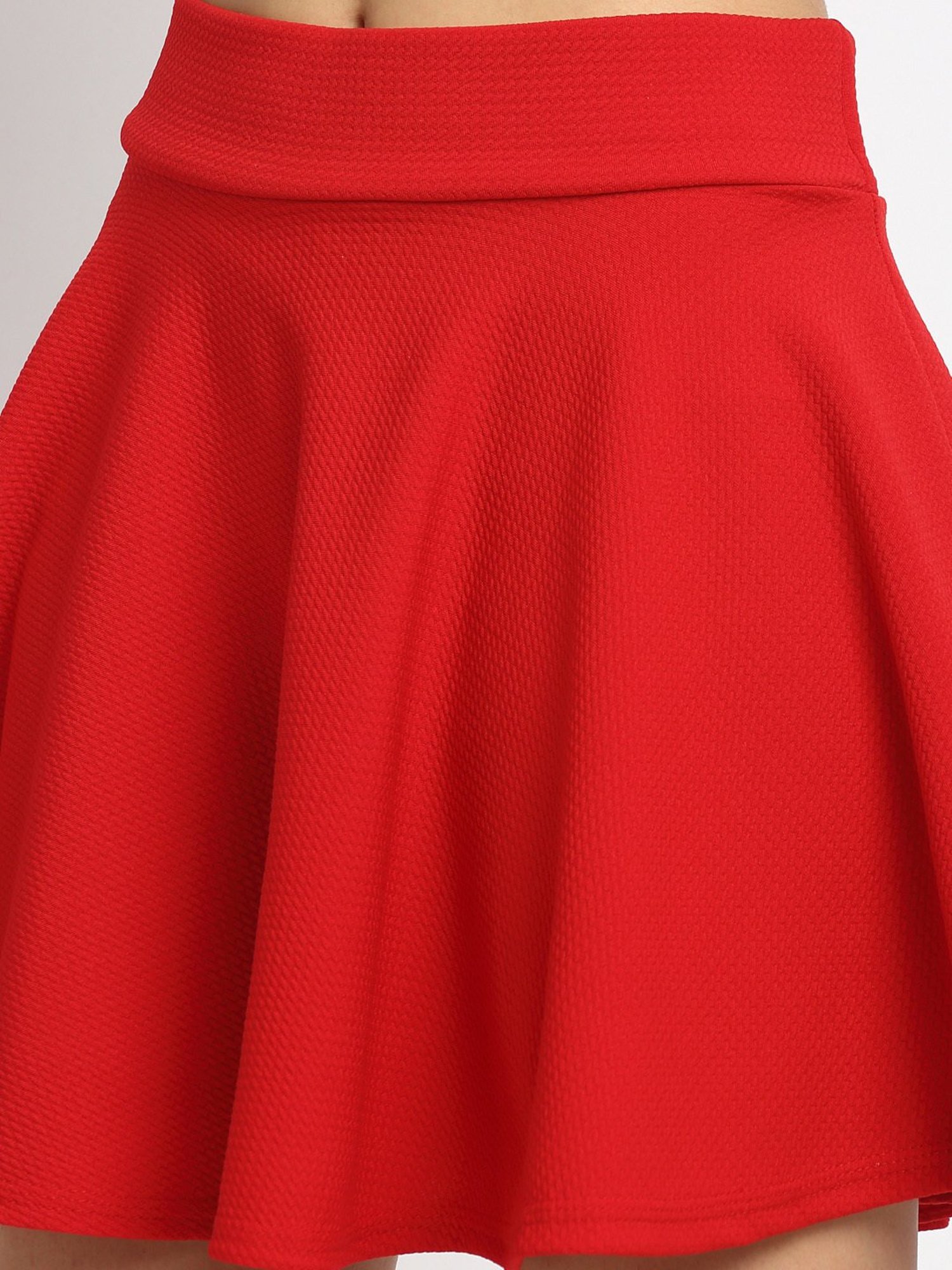 NEUDIS Red Mini Skirt