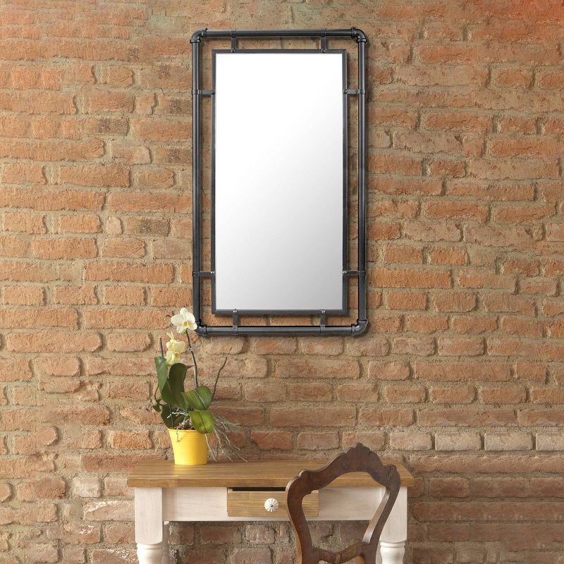 Large Rectangle Metal Decorative Wall Mirror - Stonebriar Collection